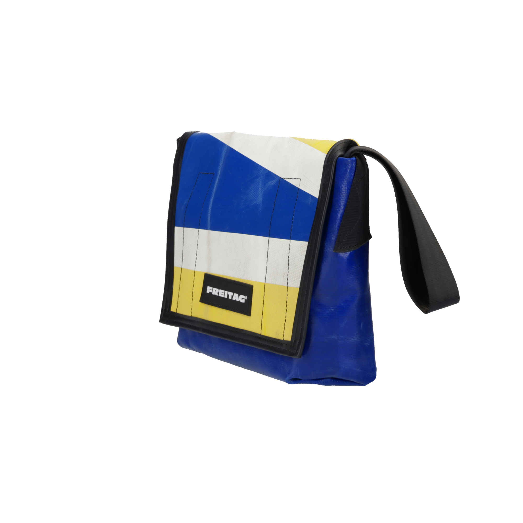 バッグ FREITAG F11 LASSIE BLUE/YELLOW FREITAG F11 LASSIE Messenger – Red Dot Design Museum Singapore
