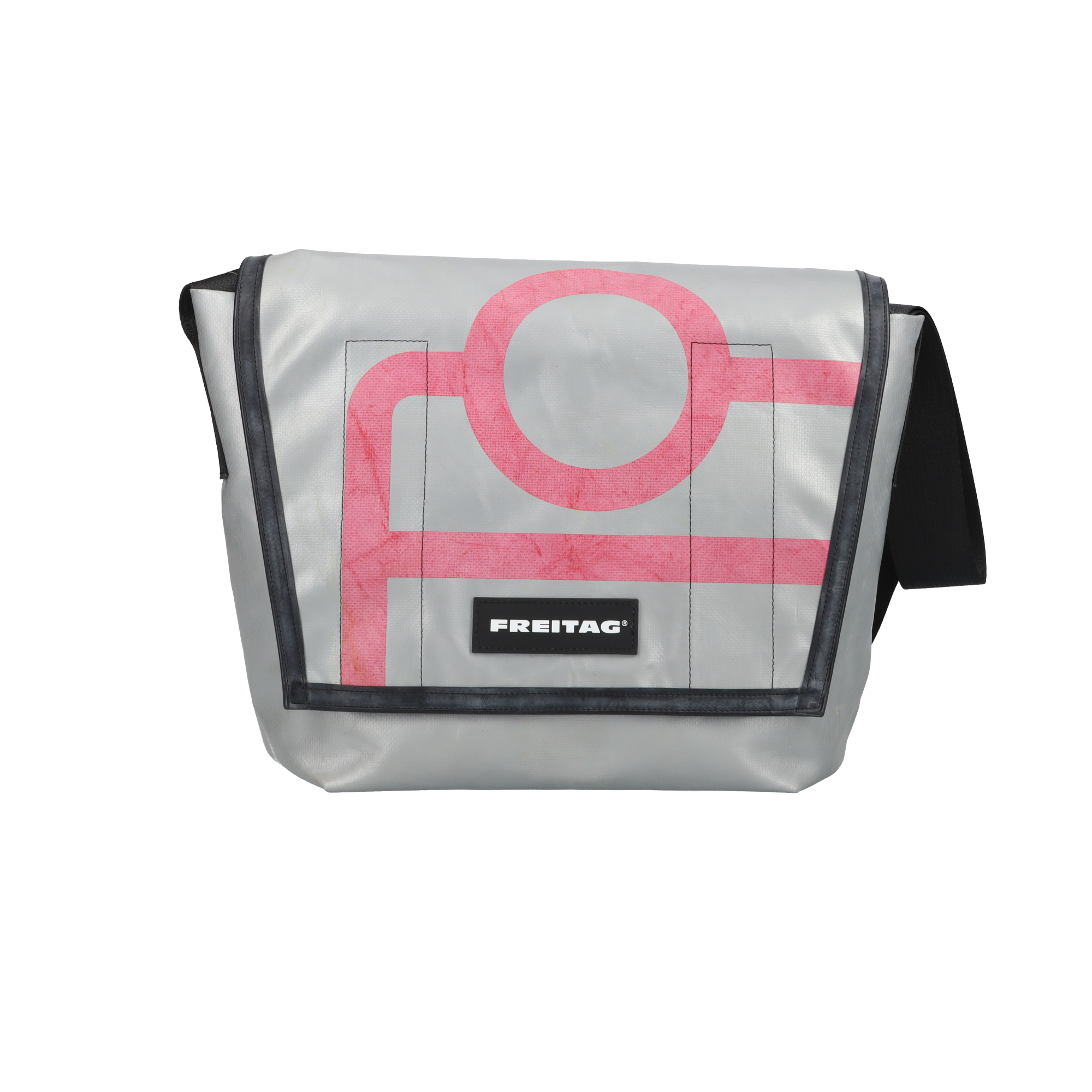 FREITAG ショルダーバッグ 赤 ベージュ グレー FREITAG ショルダーバッグ 赤 ベージュ グレー