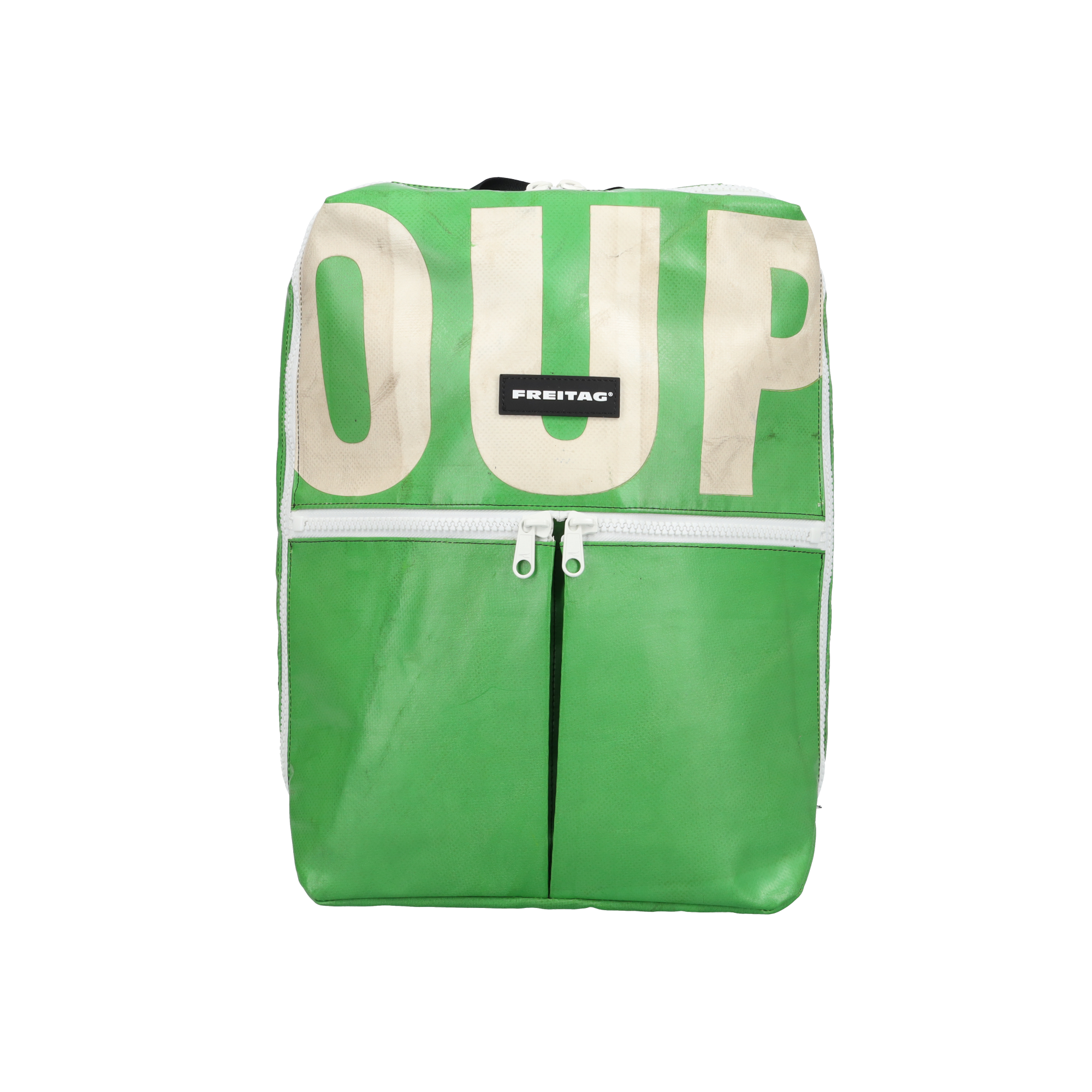 FREITAG フリンジ リュック 緑/白 再生キャンバス FREITAG フリンジ