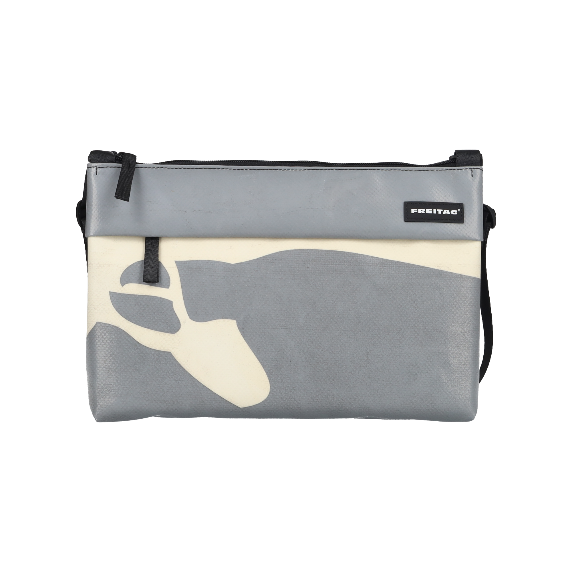 FREITAG ショルダーバッグ ホワイト/グレー FREITAG(フライターグ) 汚れ加工メッセンジャーバッグ ホワイト