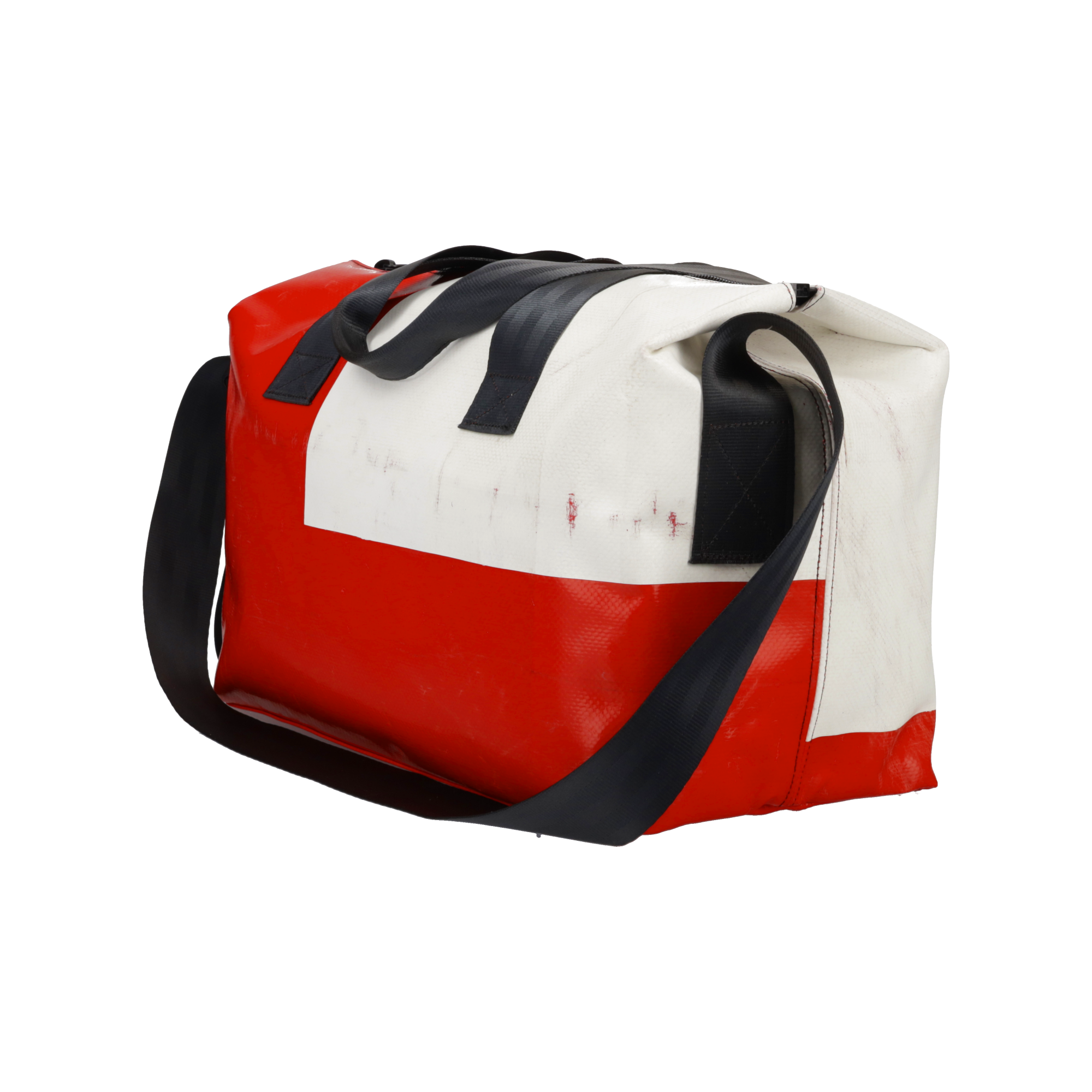 FREITAG 青 ボストンバッグ F45 LOIS F45 LOIS スポーツ&トラベルなミディアムサイズのボストンバッグ
