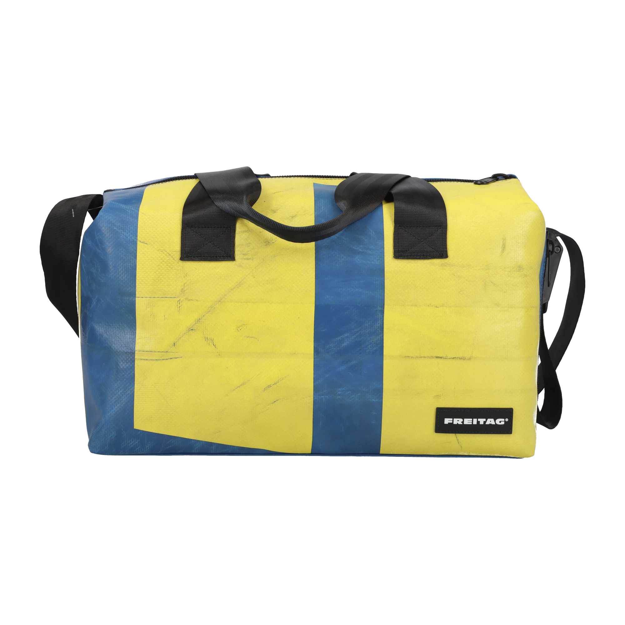 専用　FREITAG メッセンジャーバッグ 中型 赤/青/白 大注目‼！1点モノ❤FREITAG メッセンジャーバッグ 赤/白