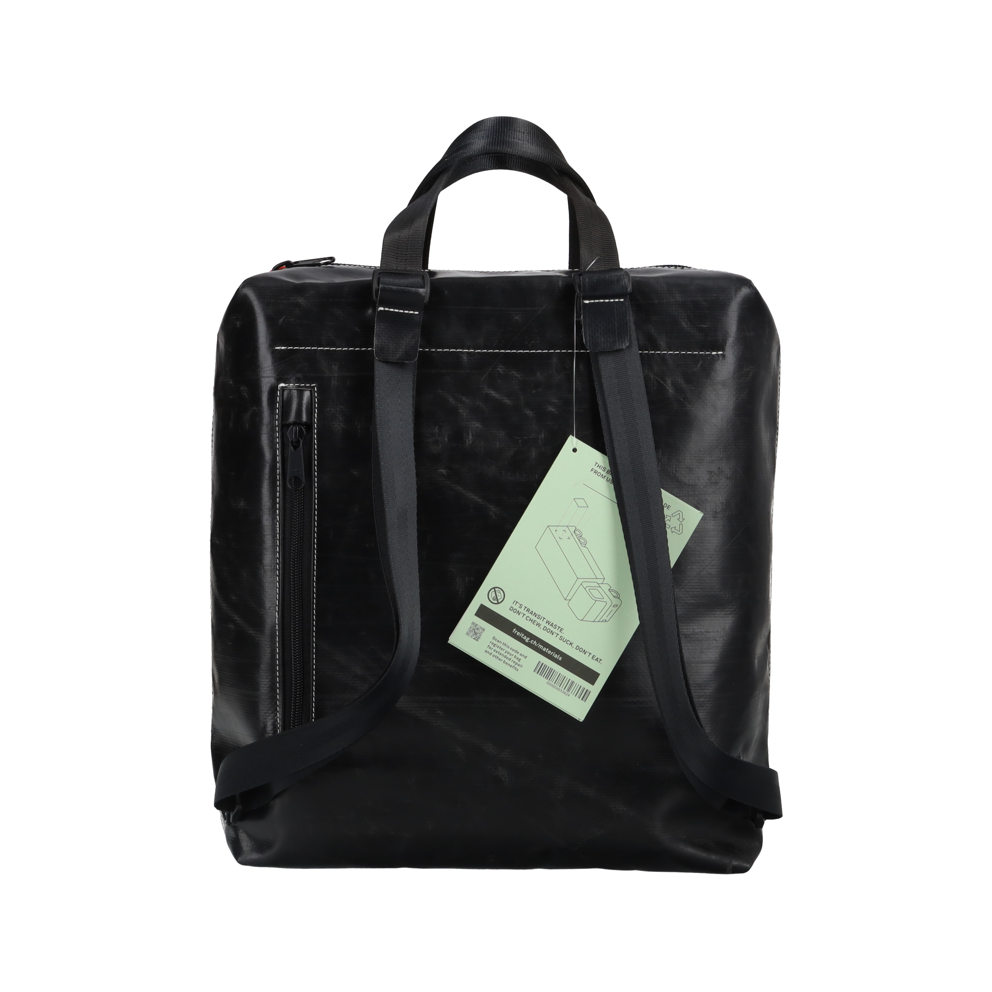 FREITAG F201 PETE 黒 FREITAG - 希少!! FREITAG F201 PETE オールブラック 黒 バック