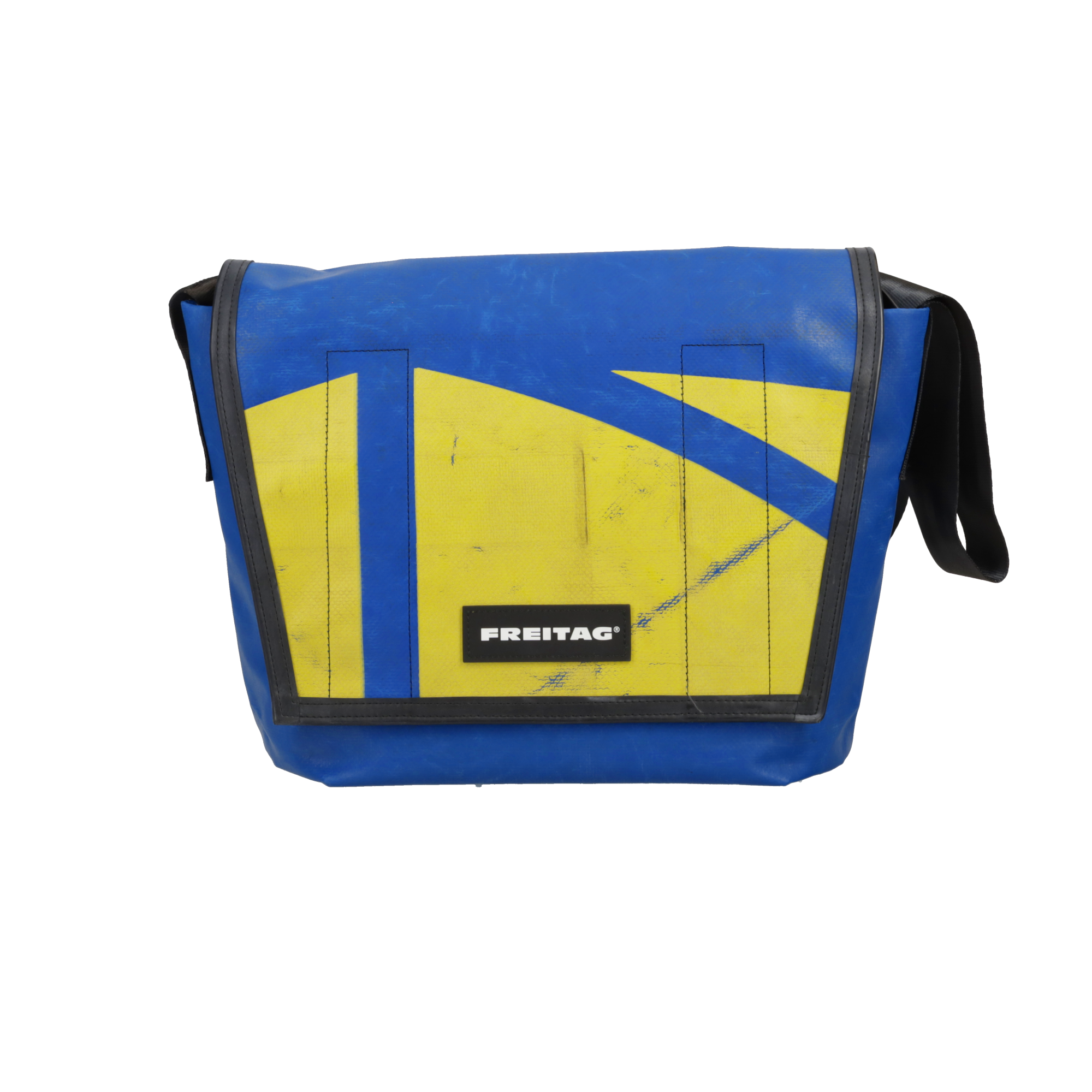 FREITAG / デクスター FREITAG F14 DEXTER Blue/Yellow Used PVC Crossbody MESSENGER