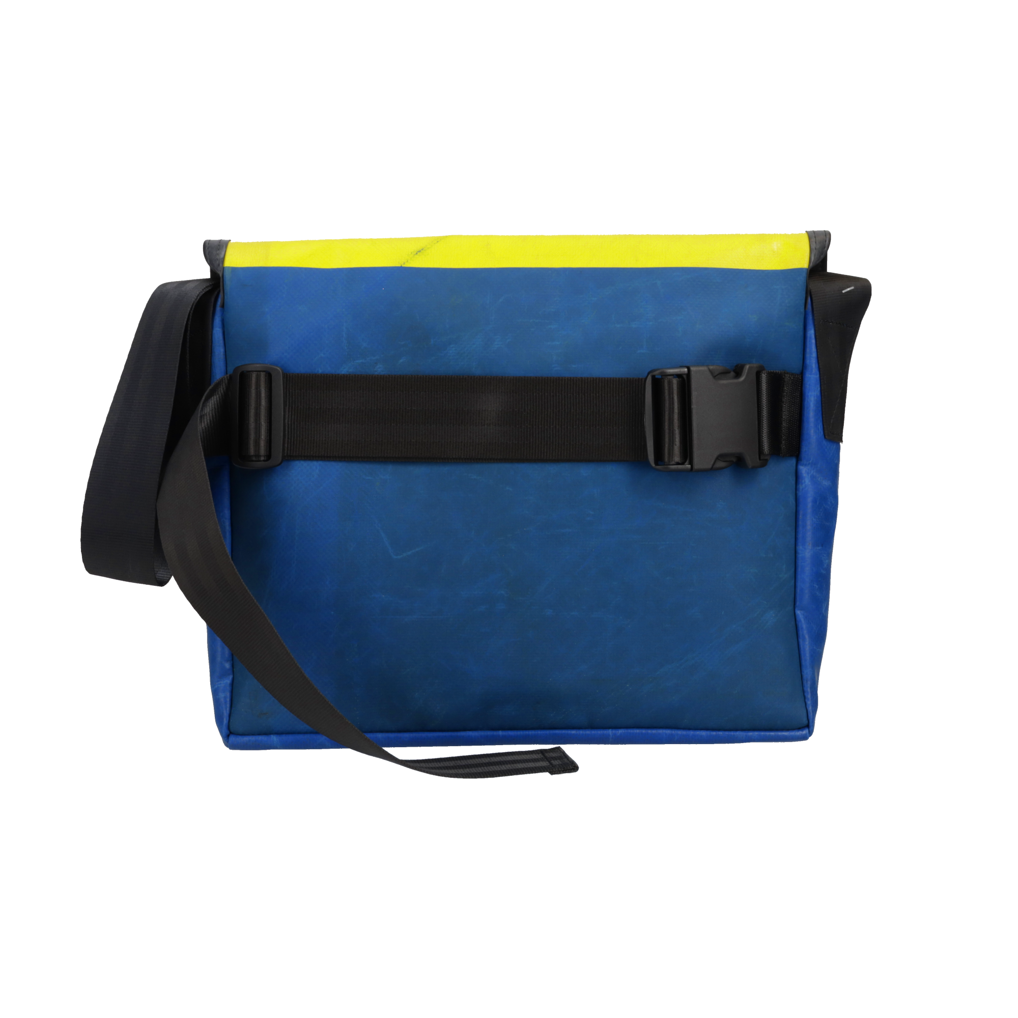 希少 フライターグ F14 DEXTER メッセンジャーバッグ ブルー FREITAG F14 DEXTER Blue/Yellow Used PVC Crossbody MESSENGER