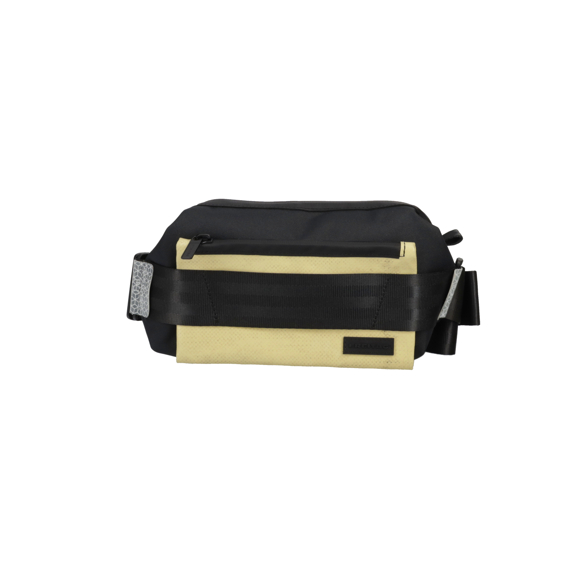 FREITAG ボディバッグ 黒・ベージュ アップサイクルされたバッグとアクセサリー | FREITAG