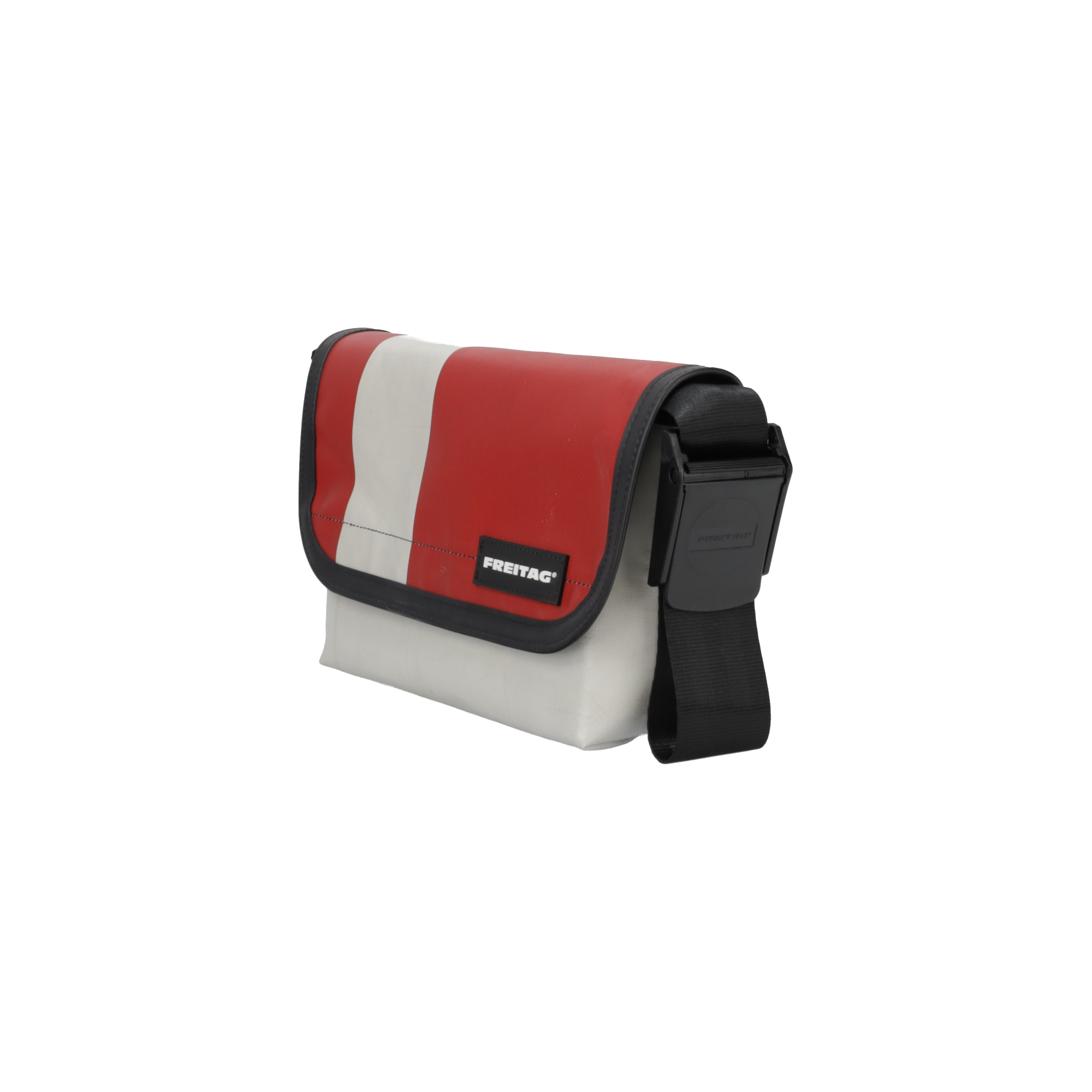 い*ぬ様 FREITAG F41HAWAII FIVE-O黒×白 FREITAG F41 - Hawaii Five-0 - White with Black and Peach