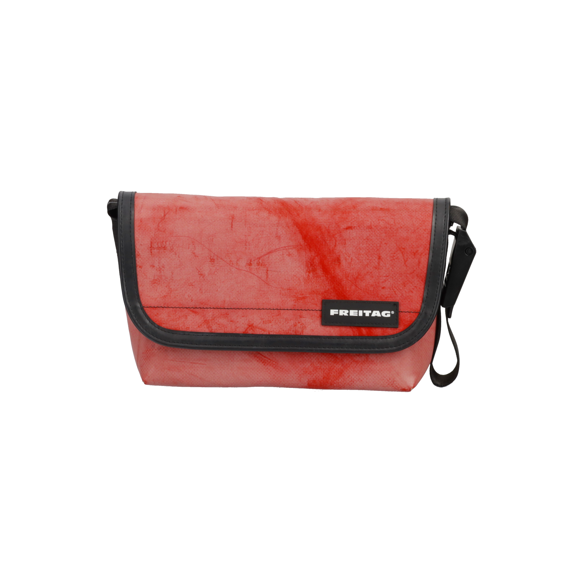 FREITAG メッセンジャーバッグ ブラック/レッド/シルバー FREITAG メッセンジャーバッグ ブラック/レッド/シルバー