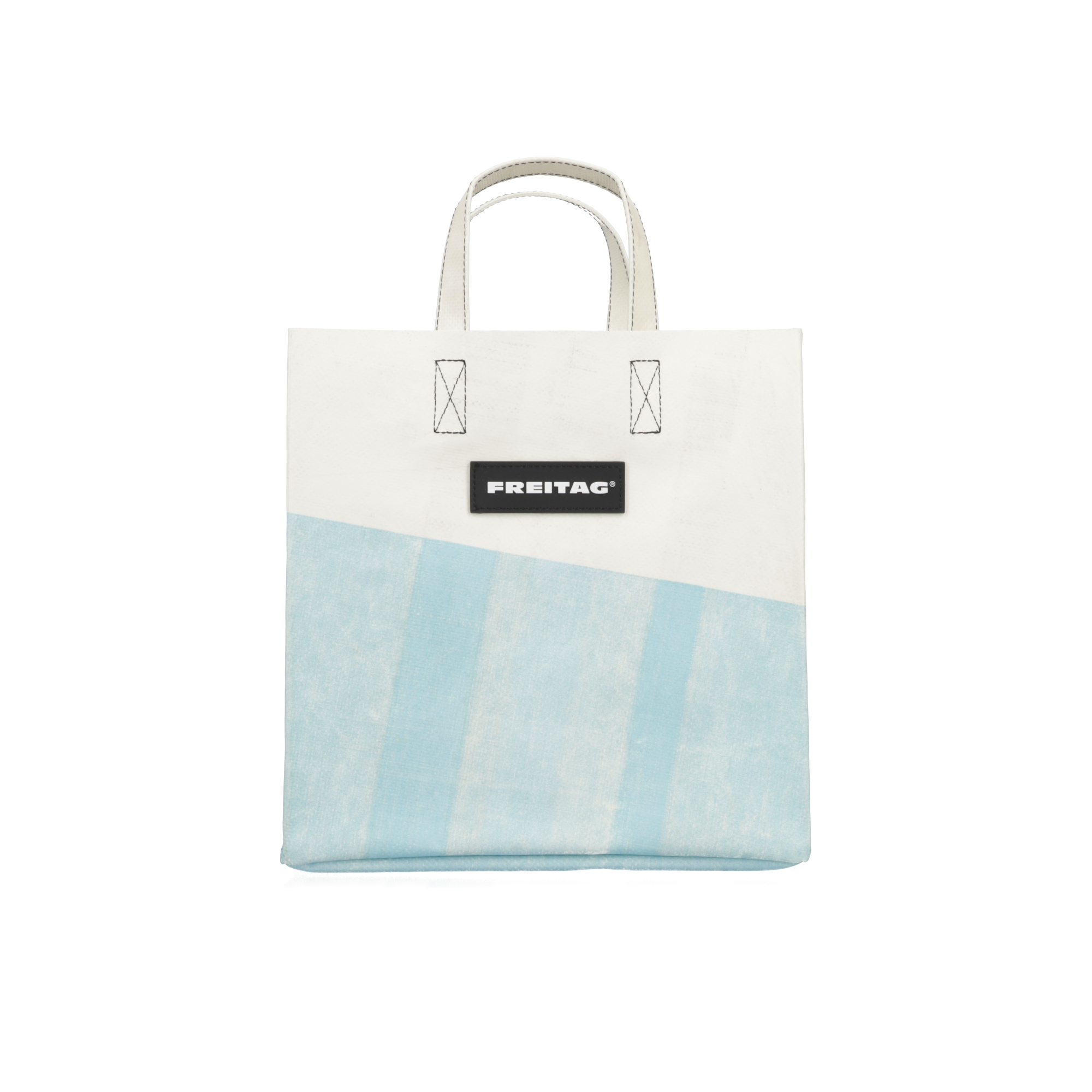 FREITAG エコバッグ ホワイト ブルー 全てのバッグ | FREITAG