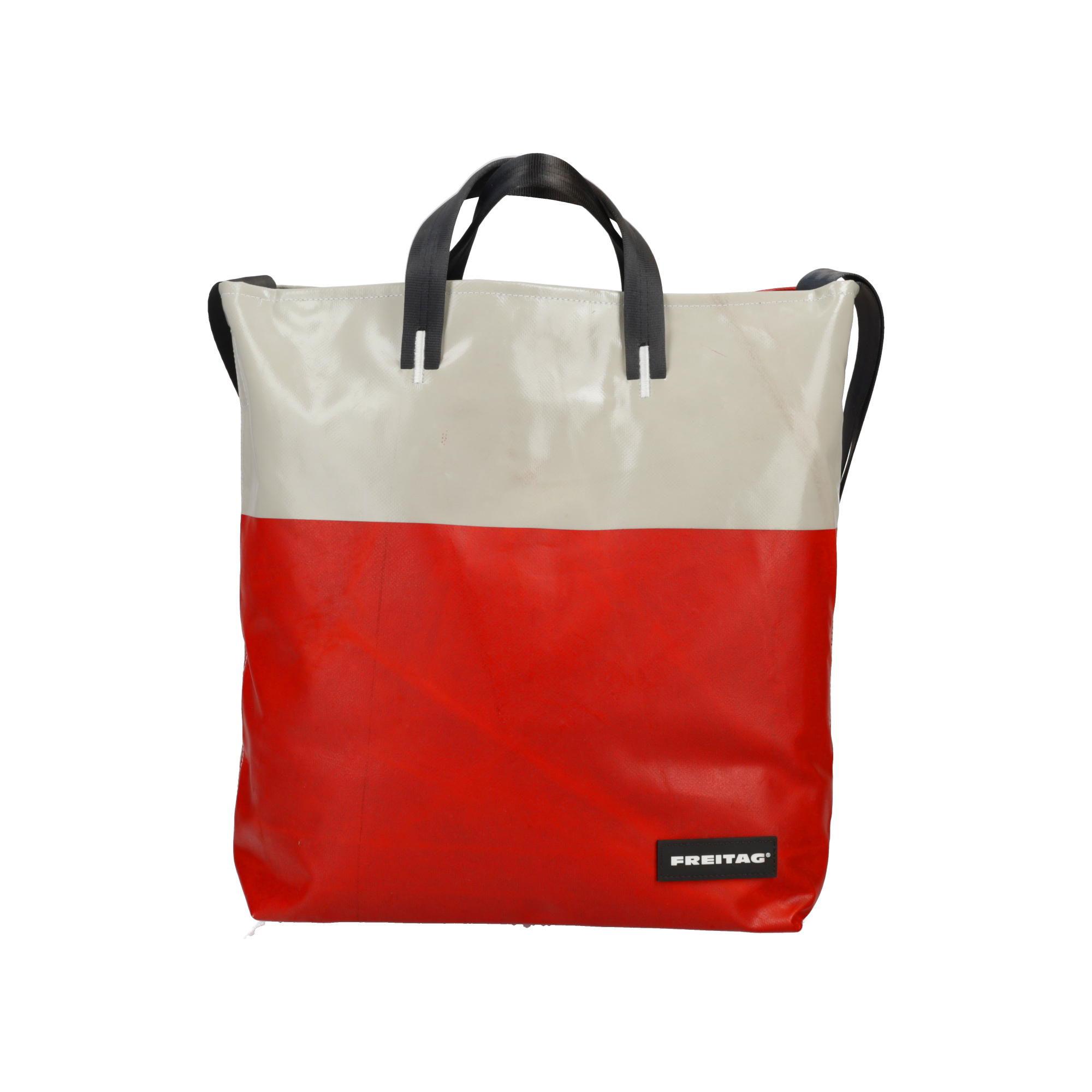 Freitag トートバッグ ホワイト/レッド/ブラック Yahoo!オークション -「freitag フライターグ ブラック」の落札