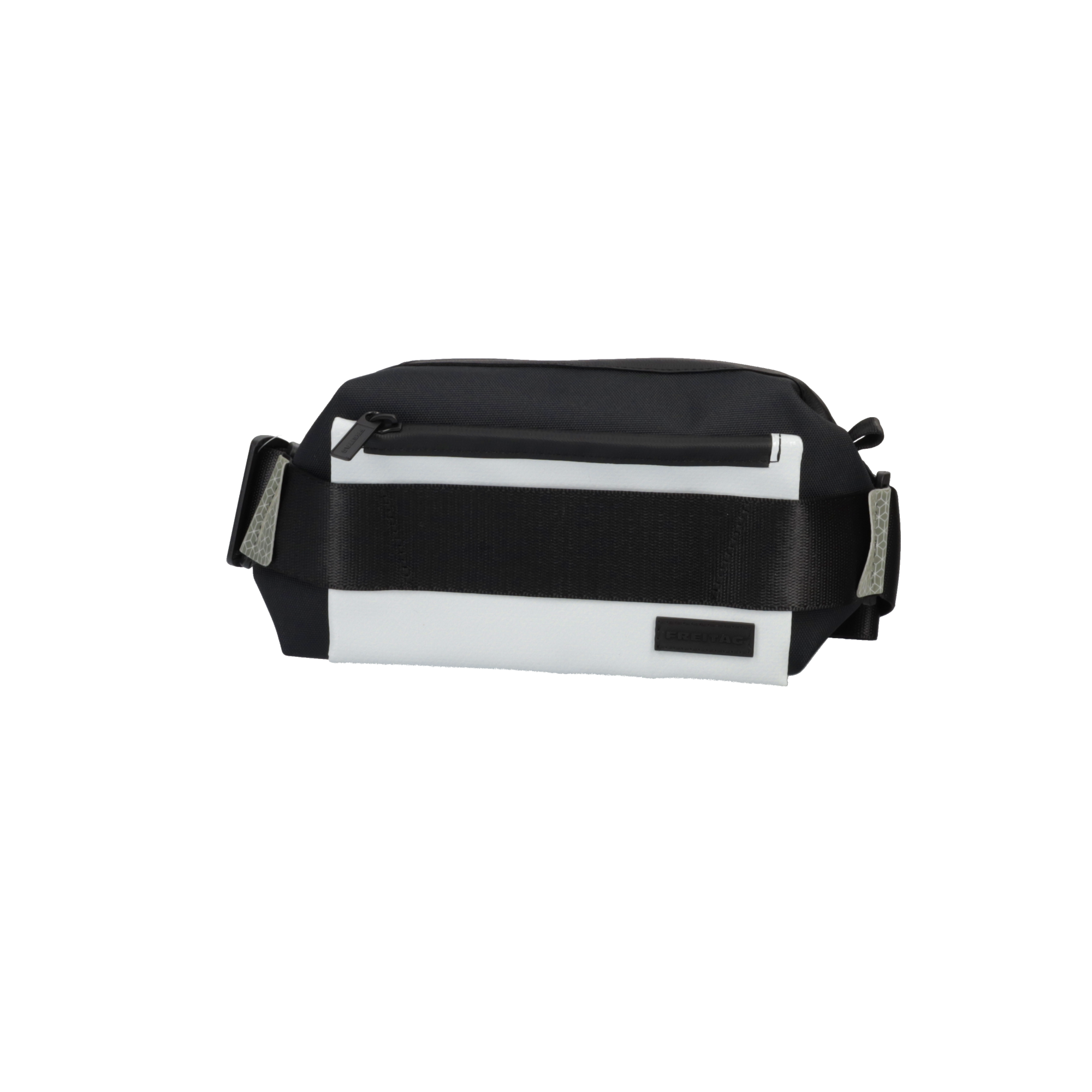 FREITAG ブラック ボディバッグ 完全にリサイクル可能。フライターグから、循環型ボディバッグが