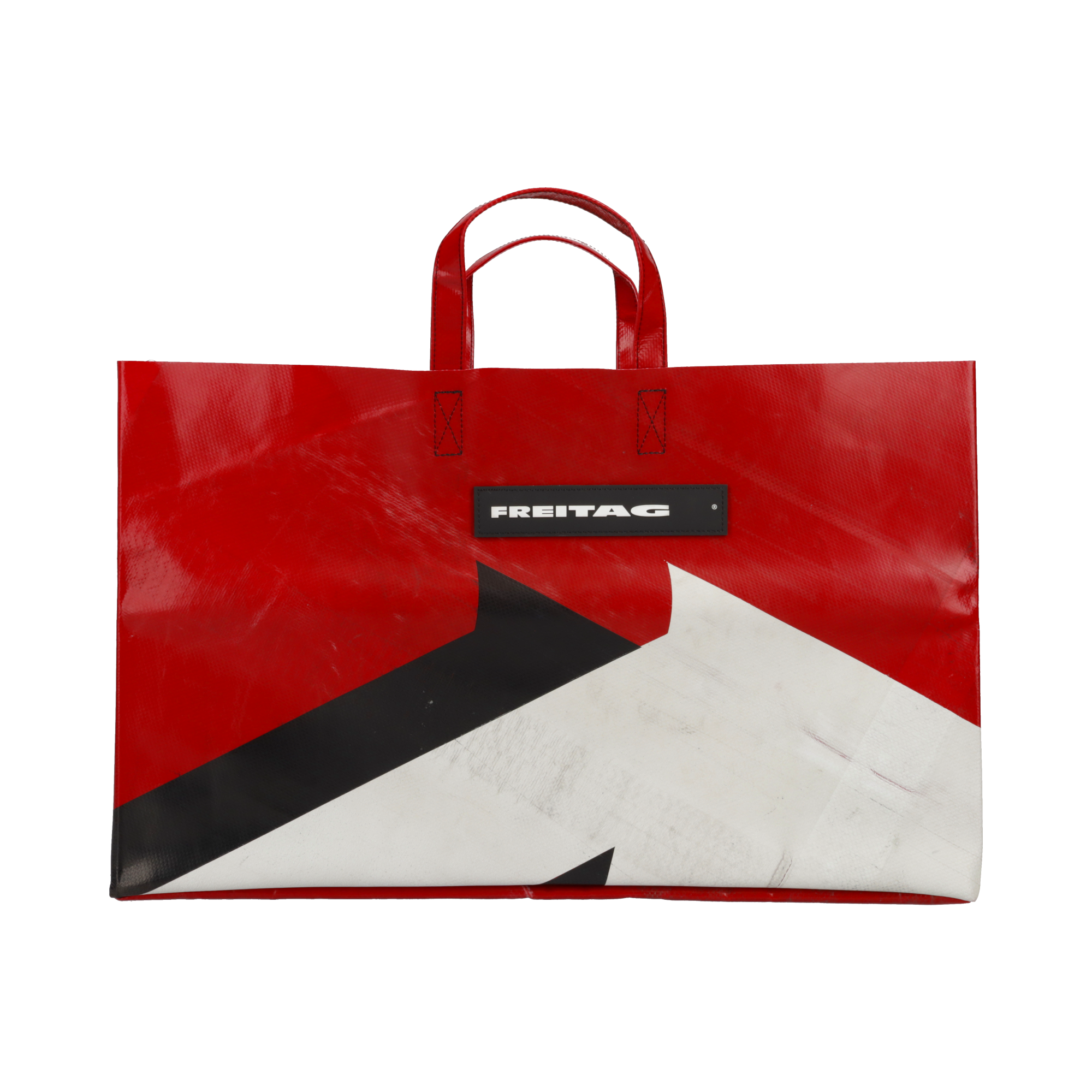 FREITAG エコバッグ グレー/レッド FREITAG エコバッグ グレー/レッド