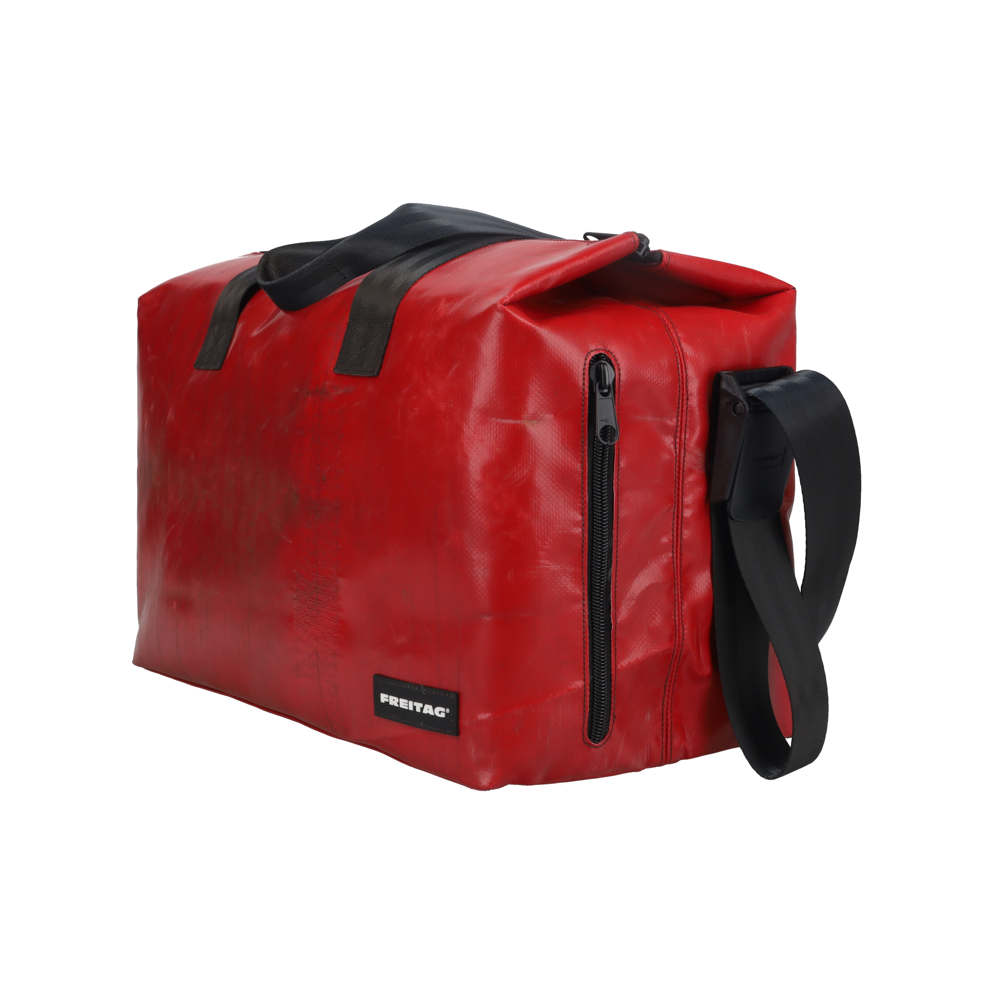 フライターグ FREITAG F46 CLARK オールブラック ボストンバッグ あなたのモチベーションよりも、ずっと長く使えるバッグ。F46 CLARK が