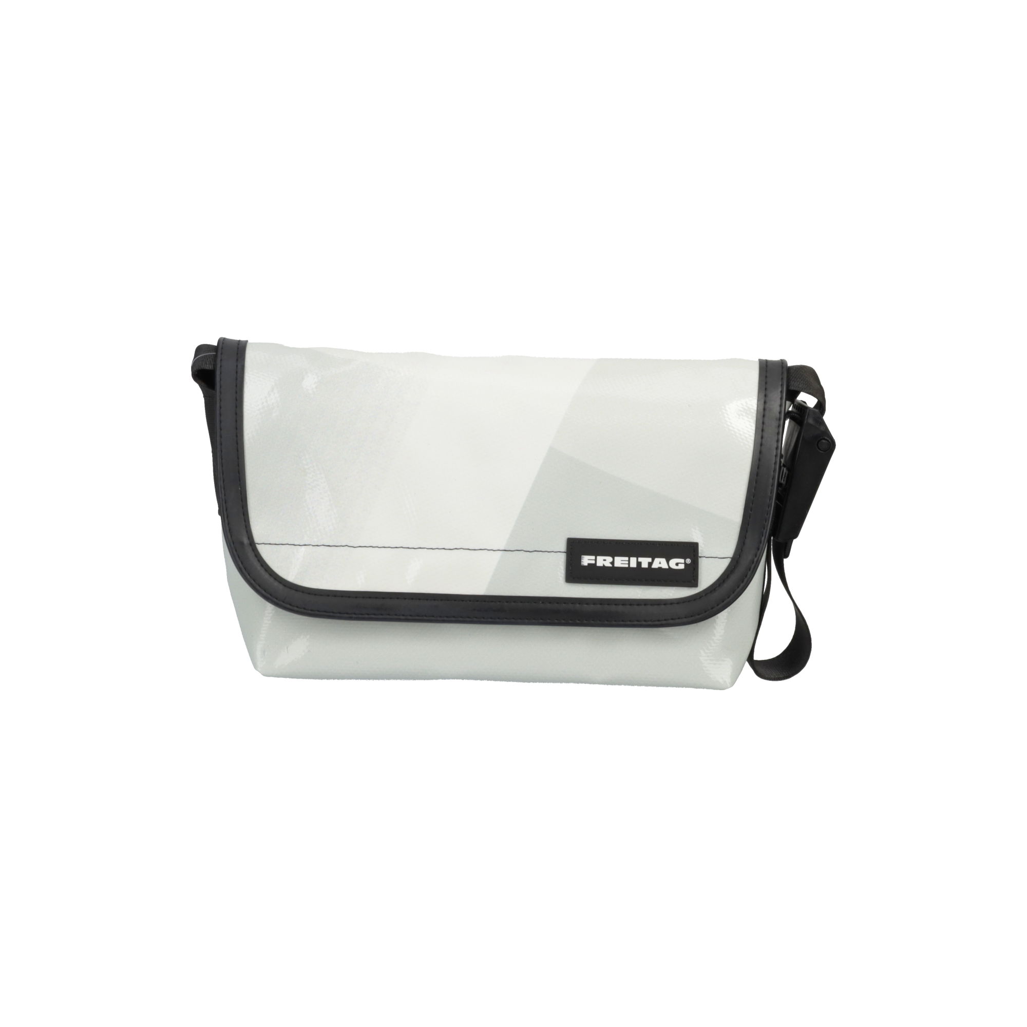 FREITAG ショルダーバッグ ホワイト/ブラック 中古・古着通販】FREITAG (フライターグ) ショルダーバッグ ホワイト