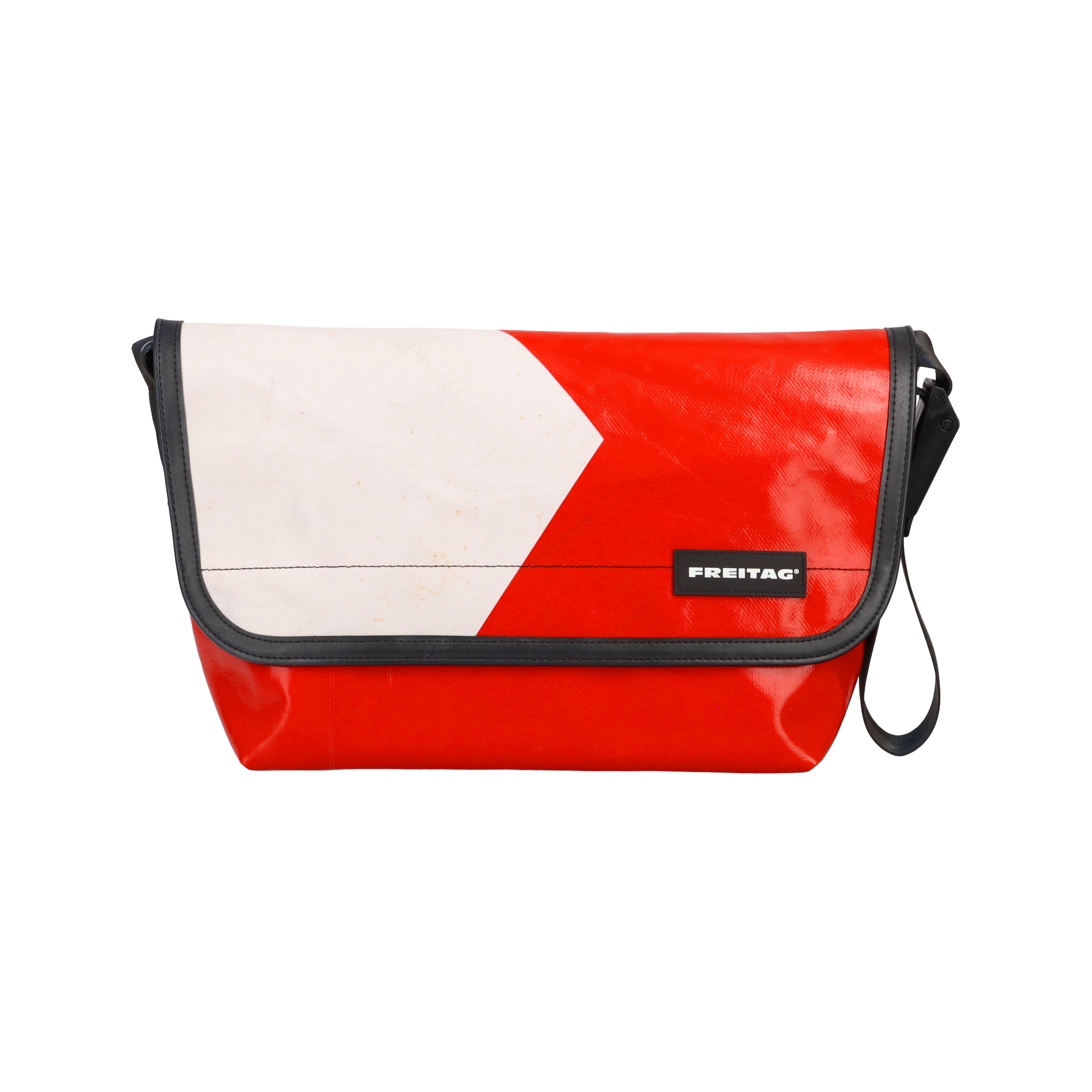 FREITAG メッセンジャーバッグ ホワイト/レッド FREITAG メッセンジャーバッグ レッド ホワイト FREITAG