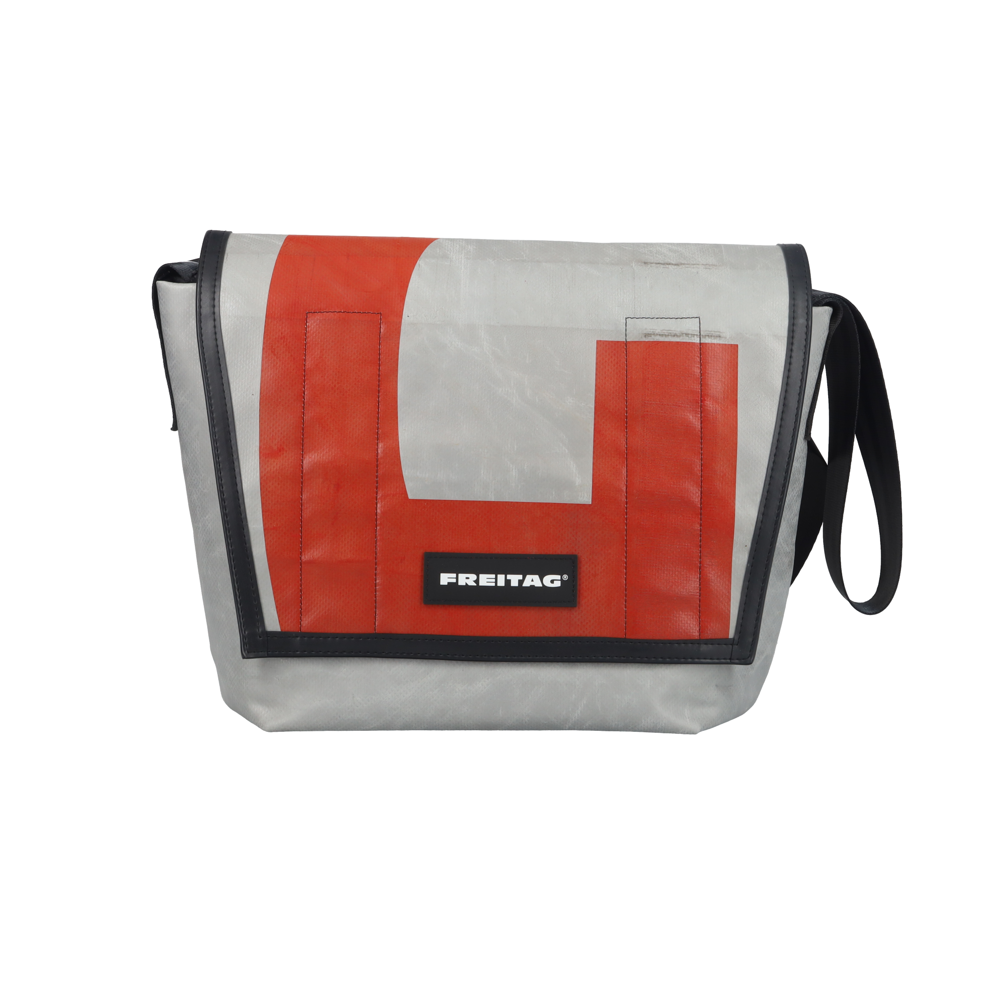 FREITAG メッセンジャーバッグ グレー/赤/黒 FREITAG メッセンジャーバッグ グレー/青/赤 - メルカリ