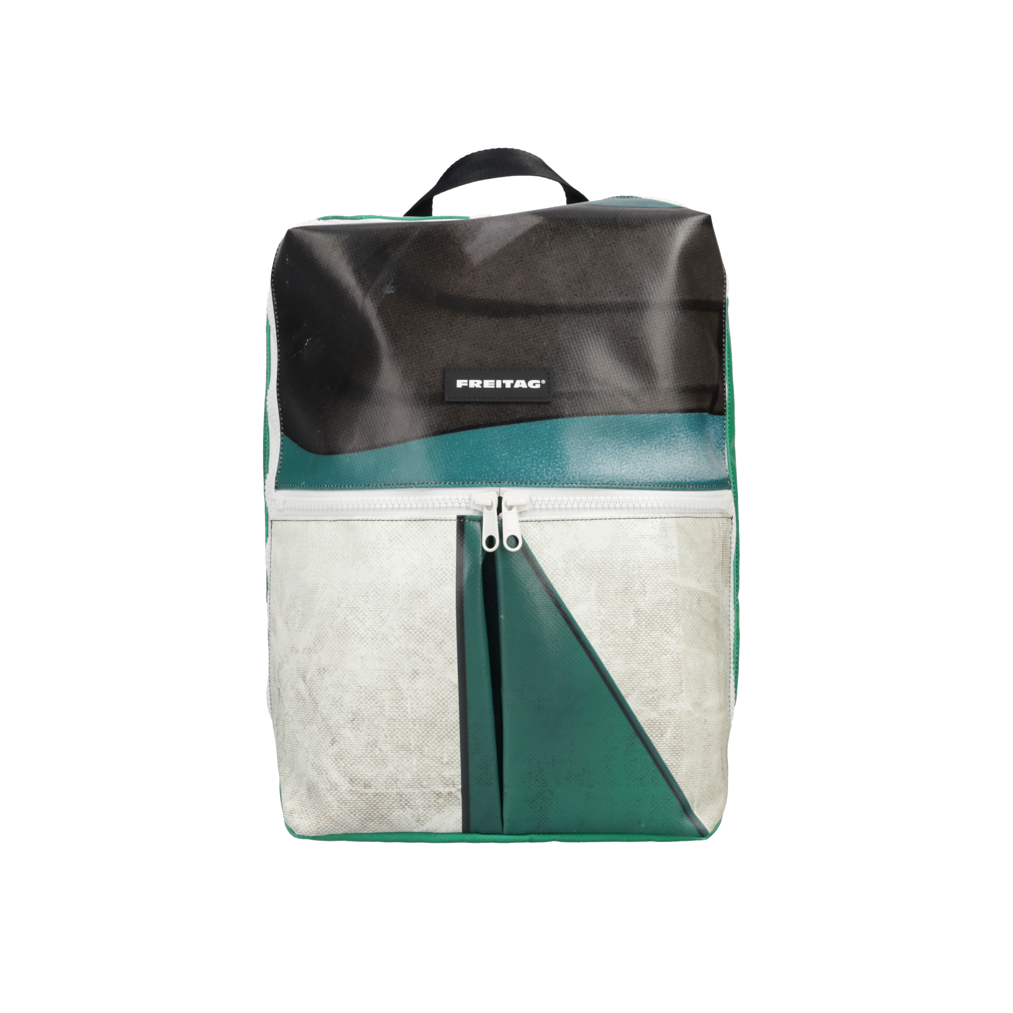 FREITAG フリンジ オフホワイト×エメラルドグリーン FREITAG フリンジ