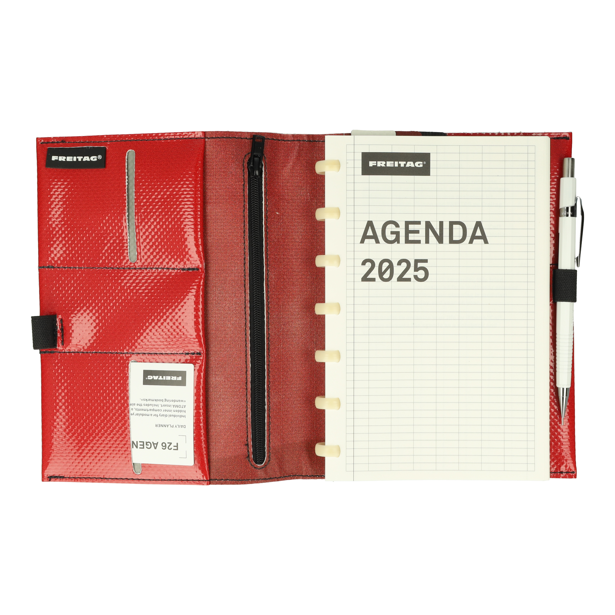 【美品】　FREITAG F26　AGENDA　ブラック FREITAG F26 AGENDA 手帳 ペン付き ブラック - メルカリ
