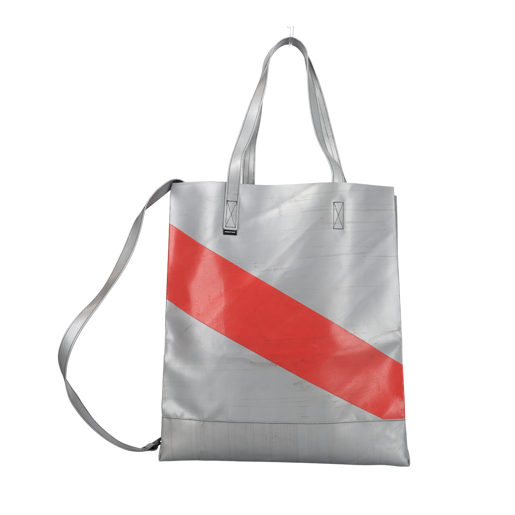 FREITAG エコバッグ ホワイト/レッド FREITAG エコバッグ ホワイト/レッド