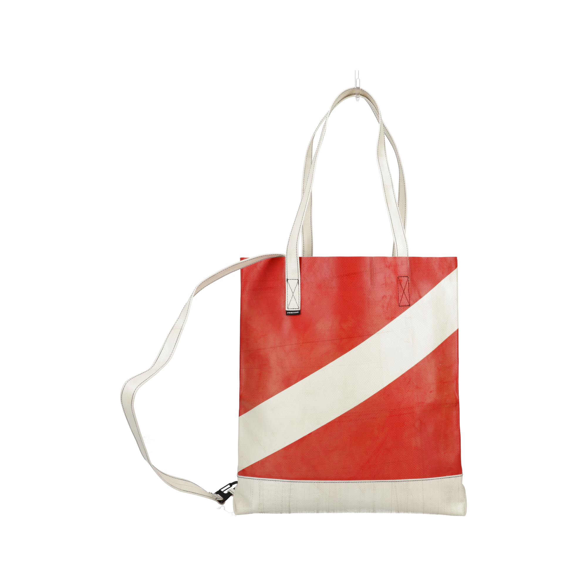 FREITAG フライターグ トートバッグ ブラック×レッド×シルバー FREITAG